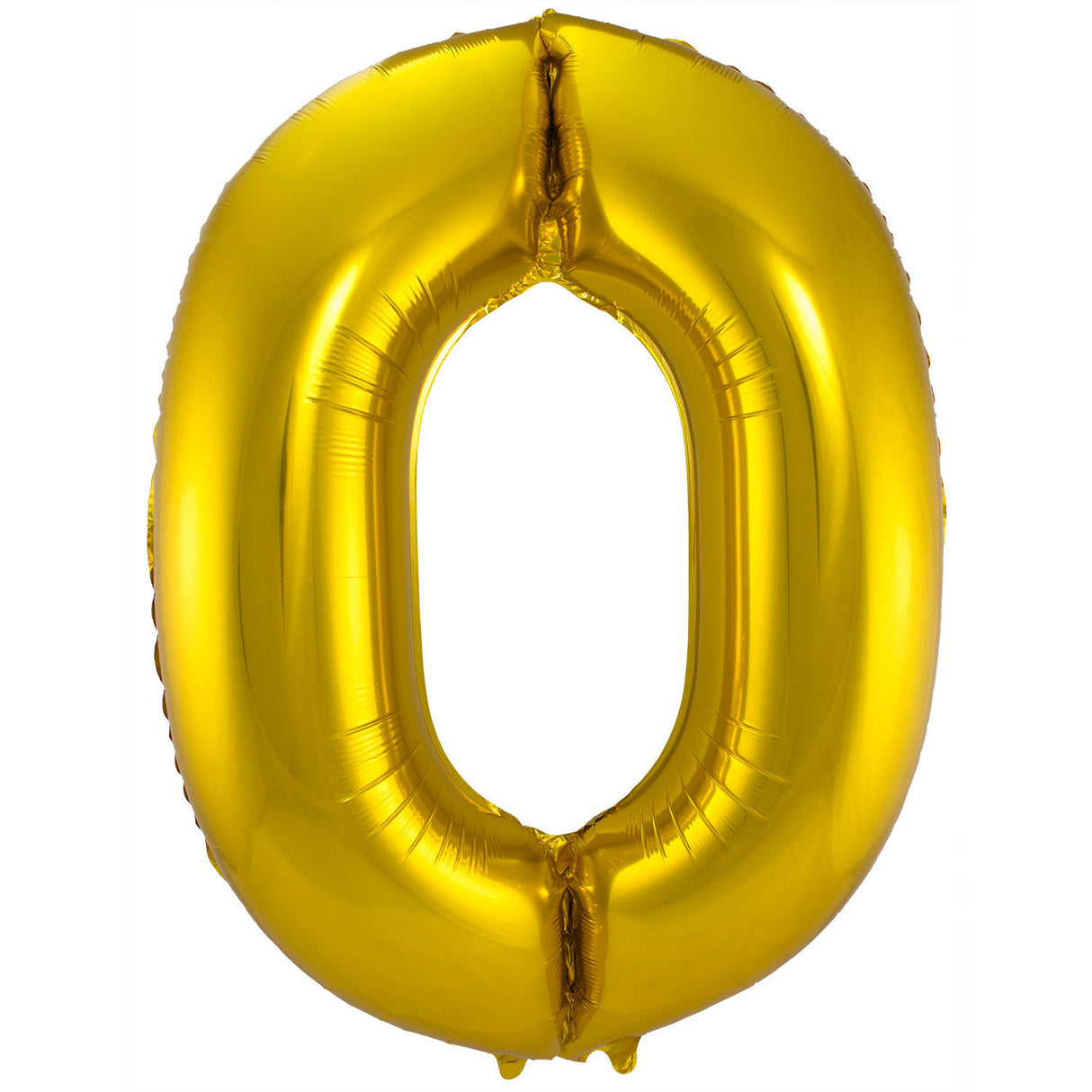 Palloncino a Forma di Numero 0 (Oro, 86 cm)