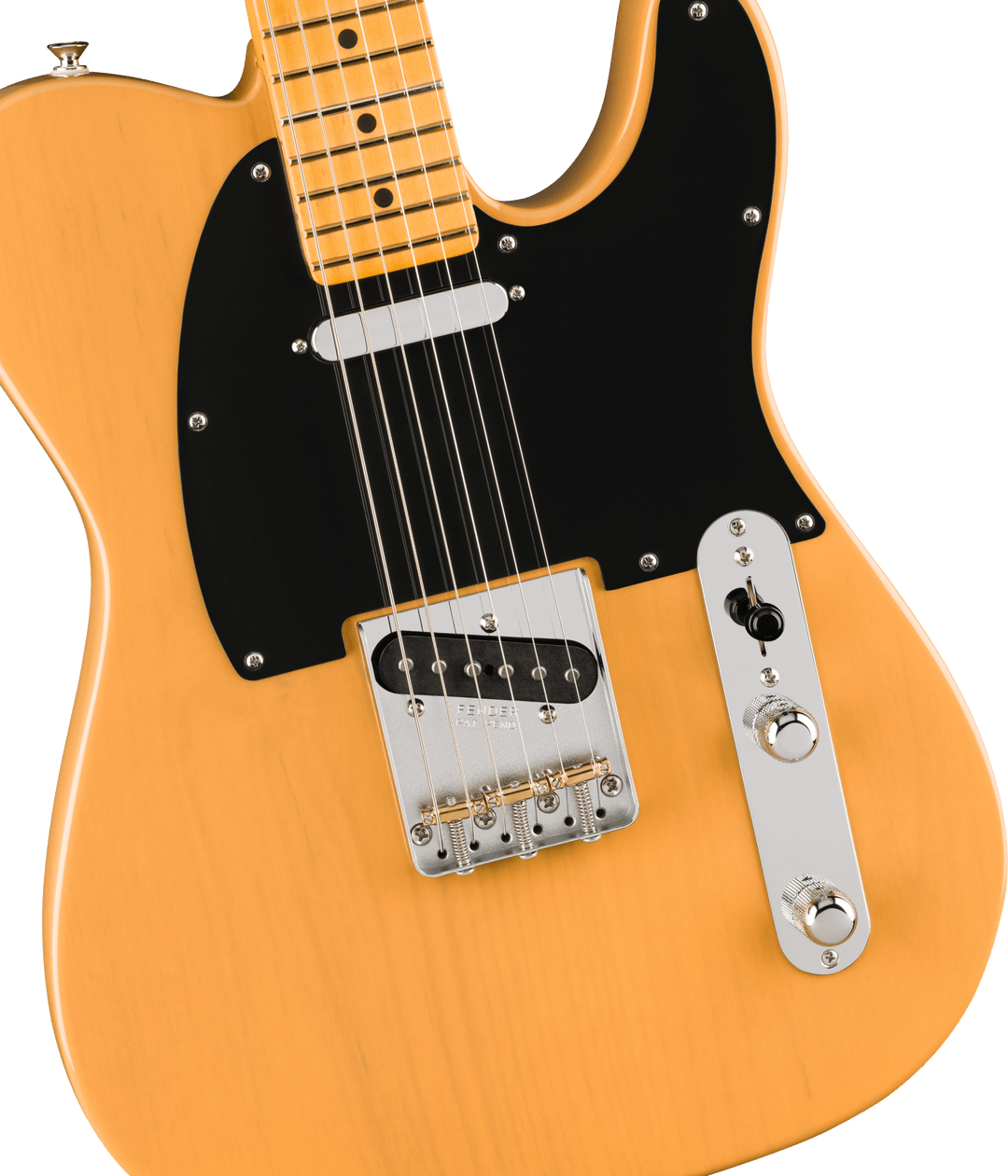 Fender American Professional Classic Telecaster, tastiera in acero, Butterscotch Blonde