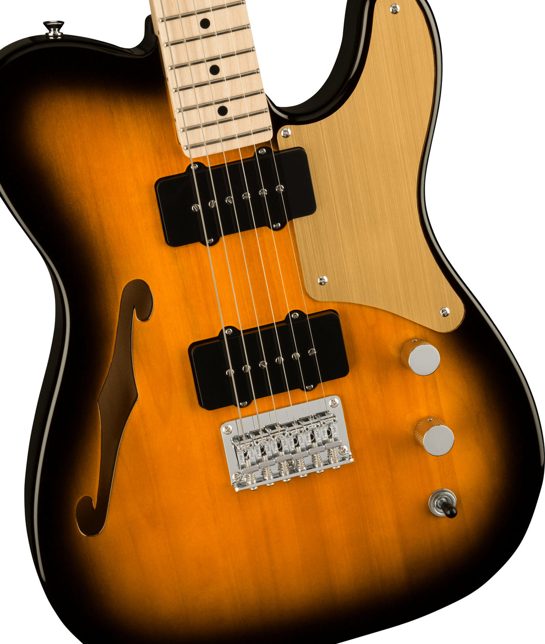 Fender Squier Paranormal Carbronita Telecaster Thinline Chitarra elettrica (Sunburst)