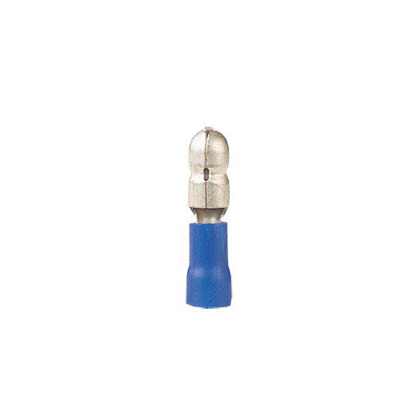 Capocorda blu maschio rotondo 1,5-2,5mm2 10 pezzi