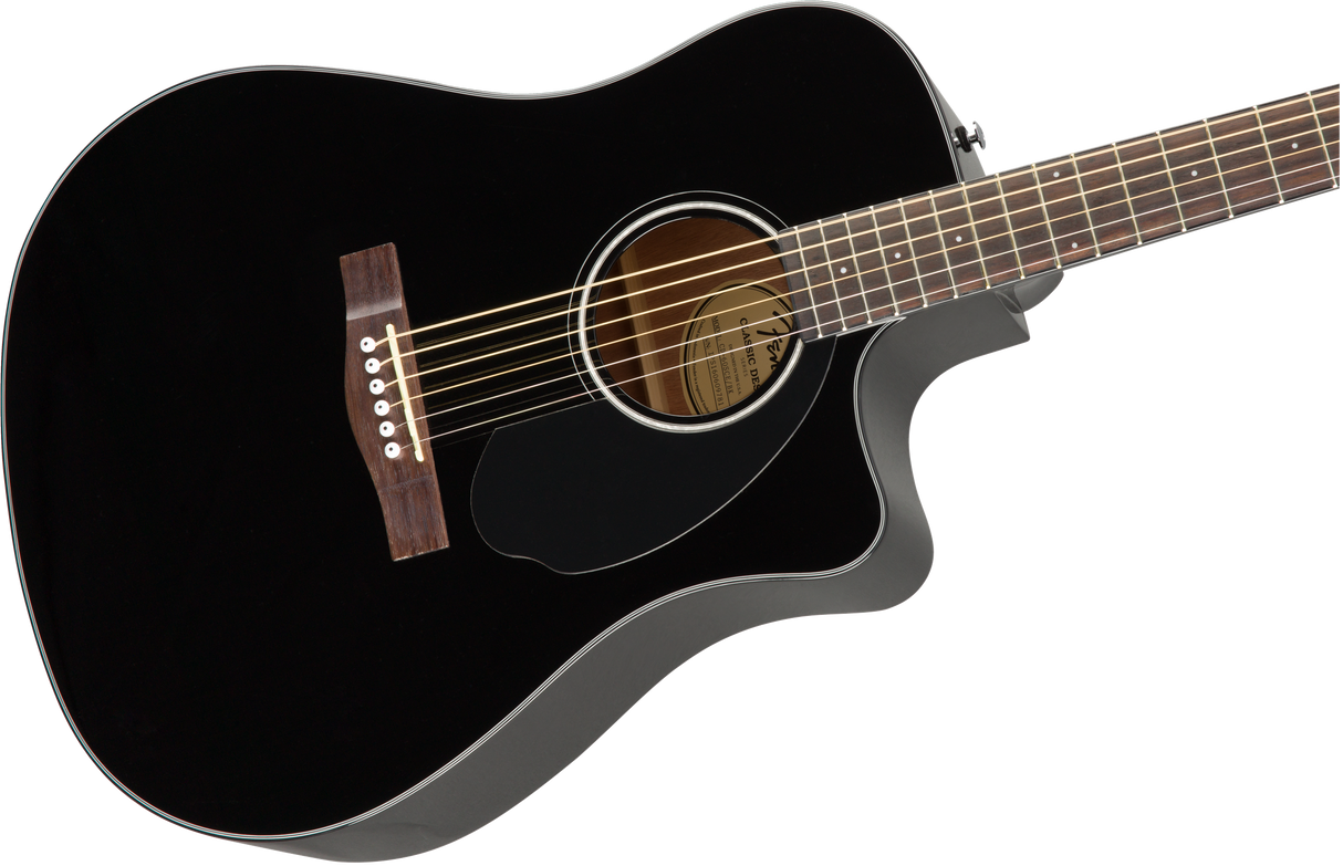 Fender CD-60SCE Dreadnought Western Chitarra (Sort)