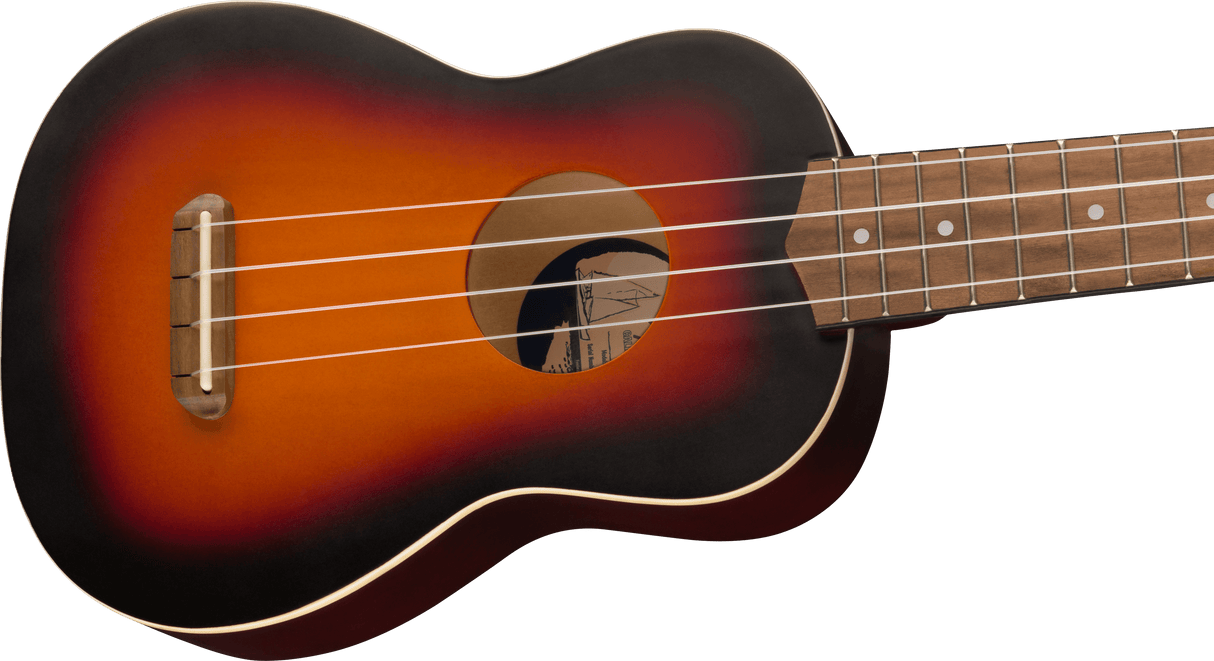 Fender Venice Soprano Ukulele (2-Color Sunburst)
