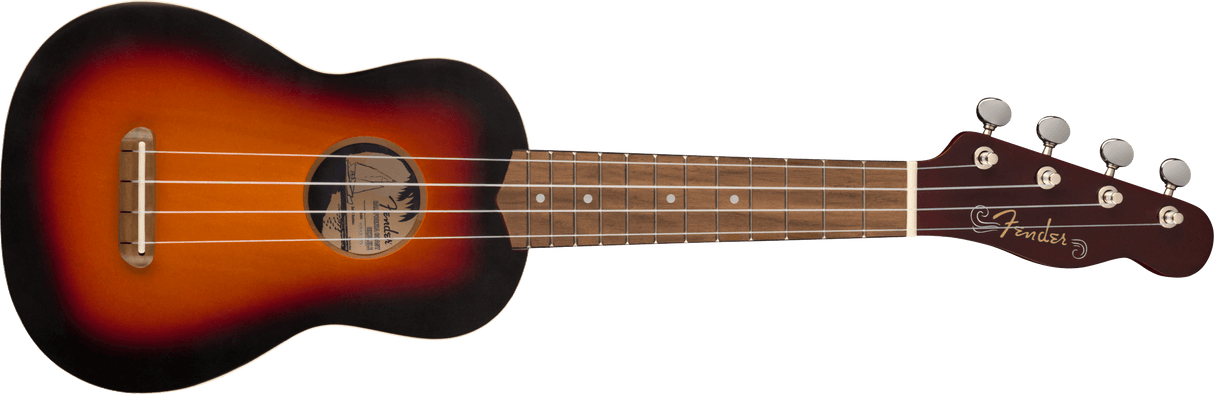 Fender Venice Soprano Ukulele (2-Color Sunburst)