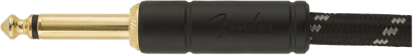 Fender Deluxe Cavo per Chitarra Vinkelstik (Black Tweed, 4,5m)