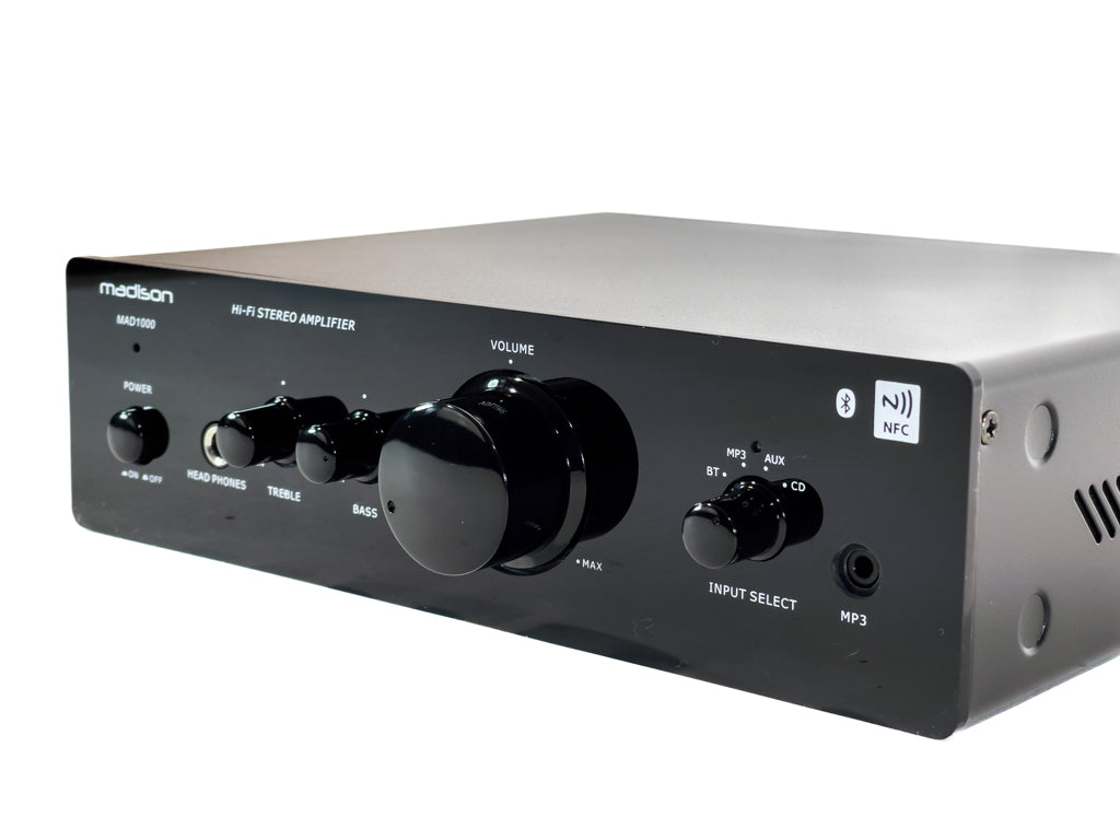 MAD1000 HI-FI Amplifier w. Bluetooth (2x50W)