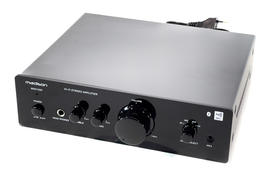 MAD1000 HI-FI Amplifier w. Bluetooth (2x50W)
