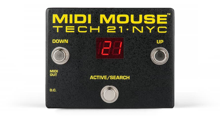 Tech 21 MIDI Mouse controller a pedale MIDI