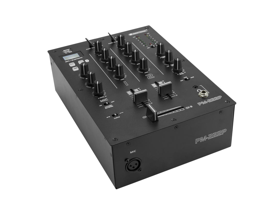 Mixer DJ OMNITRONIC PM-222P a 2 canali con lettore