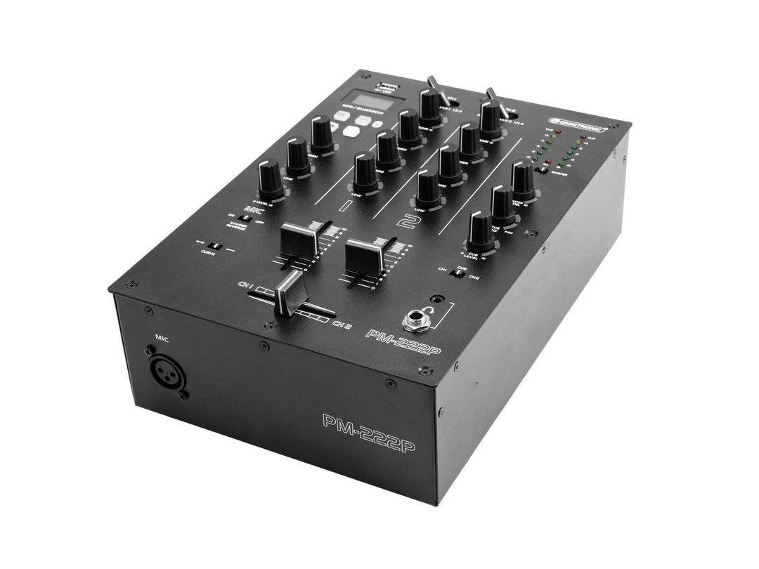 Mixer DJ OMNITRONIC PM-222P a 2 canali con lettore