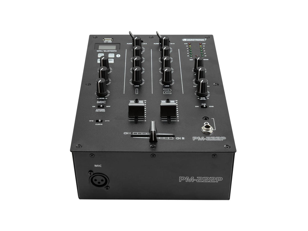 Mixer DJ OMNITRONIC PM-222P a 2 canali con lettore