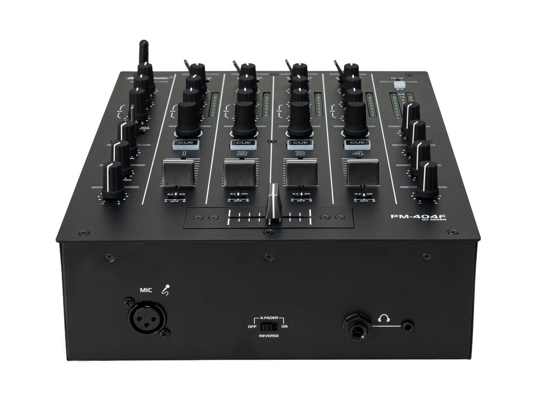 OMNITRONIC PM-404F Mixer DJ a 4 canali con filtro e Bluetooth