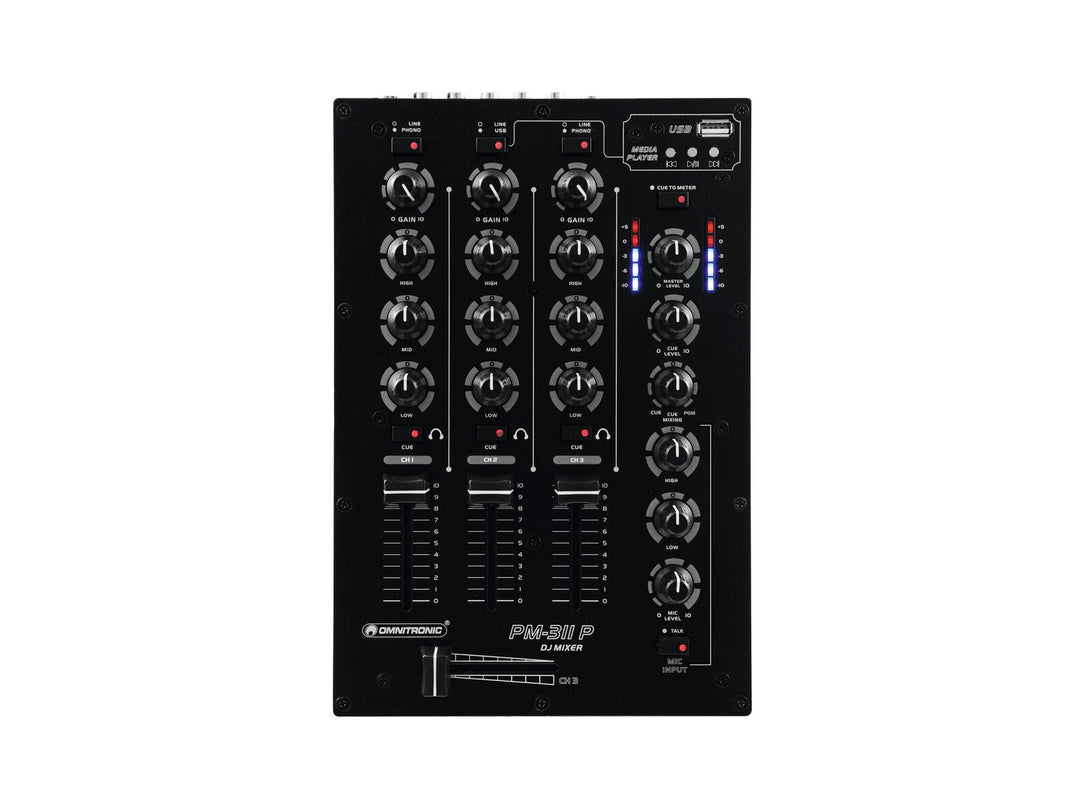 Mixer DJ OMNITRONIC PM-311P con lettore