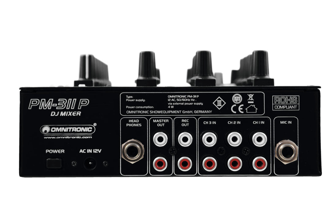 Mixer DJ OMNITRONIC PM-311P con lettore