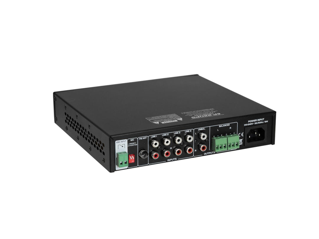 OMNITRONIC EP-220PS Preamplificatore con lettore MP3, Bluetooth e radio FM 9.5"