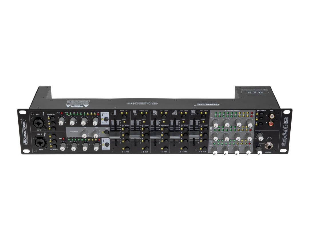 OMNITRONIC EM-650B MK2 Mixer per intrattenimento