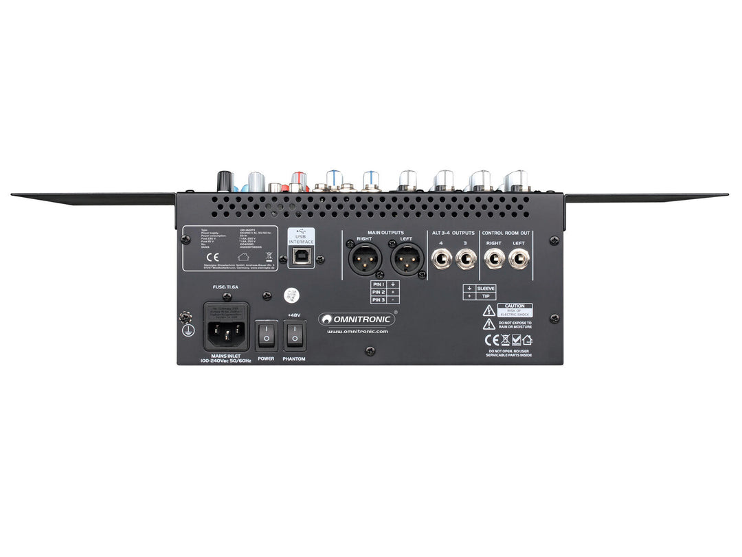 OMNITRONIC LMC-1422FX Console di missaggio USB