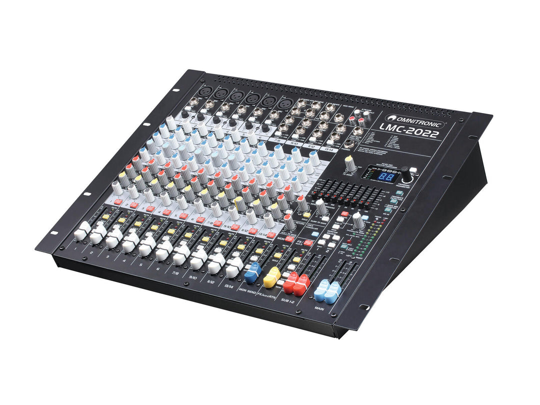 OMNITRONIC LMC-2022FX USB console di missaggio