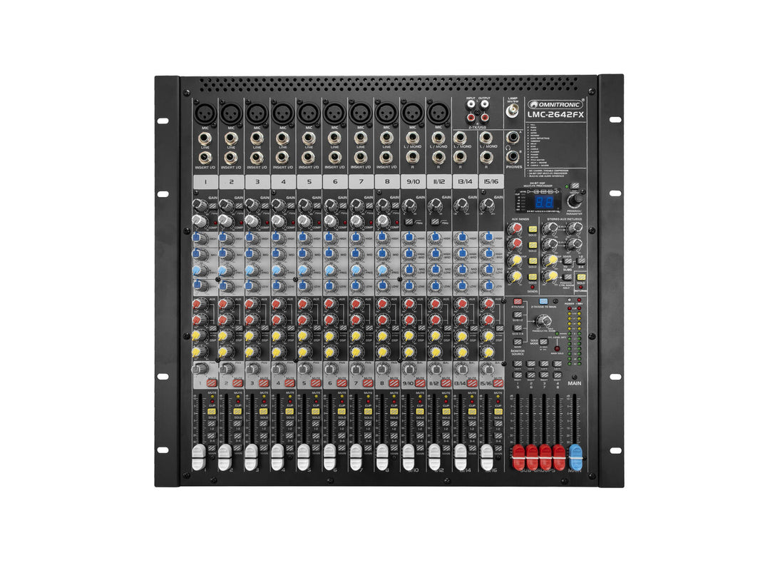 OMNITRONIC LMC-2642FX Console di missaggio USB
