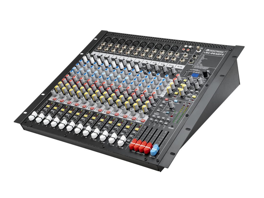 OMNITRONIC LMC-2642FX Console di missaggio USB