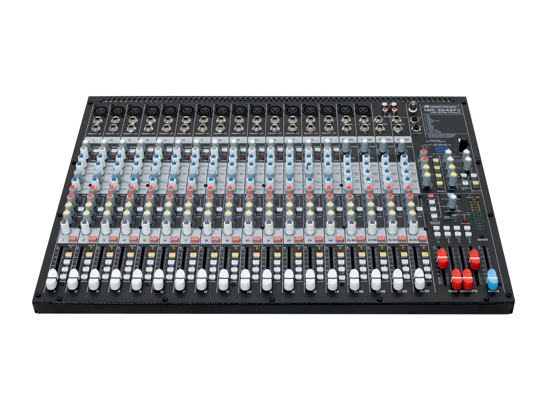 OMNITRONIC LMC-3242FX Console di mixaggio USB