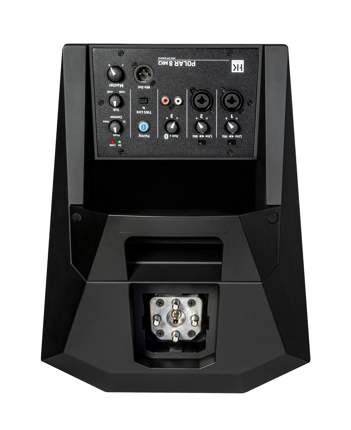 HK Audio POLAR 8 MK2 Aktivt Søjle-PA System 1200W med Bluetooth (Sort)