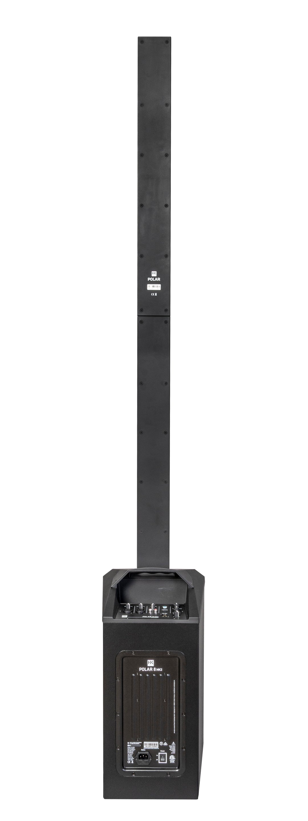 HK Audio POLAR 8 MK2 sistema PA a colonna attivo 1200W con Bluetooth (nero)
