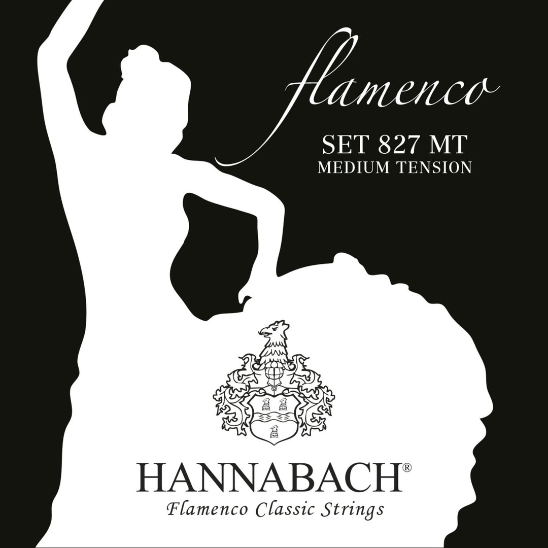 Hannabach Strings for classic chitarre Serie 827 Medium Tension Flamenco - Set medium (827MT)