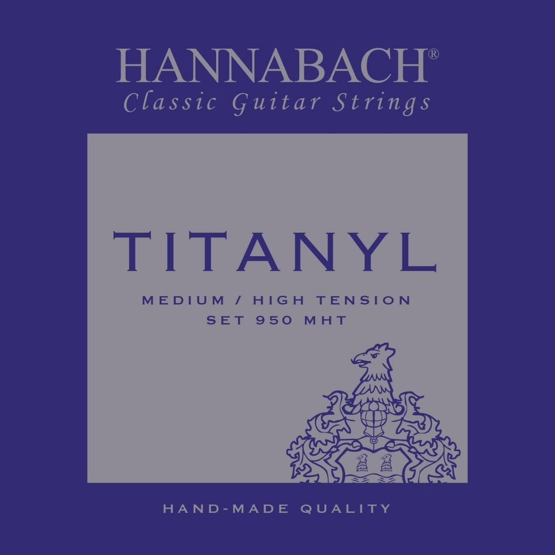 Corde Hannabach per chitarre classiche Serie 950 Tensione Media/Alta Titanyl - Set medium-high (950MHT)
