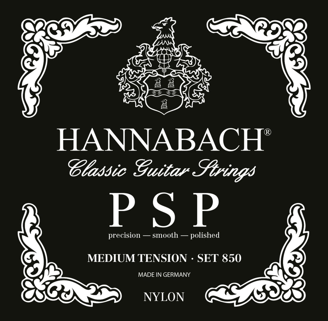 Corde Hannabach per chitarre classiche Serie 850 tensione Medium PSP - 3er Bass medium (8507MT)