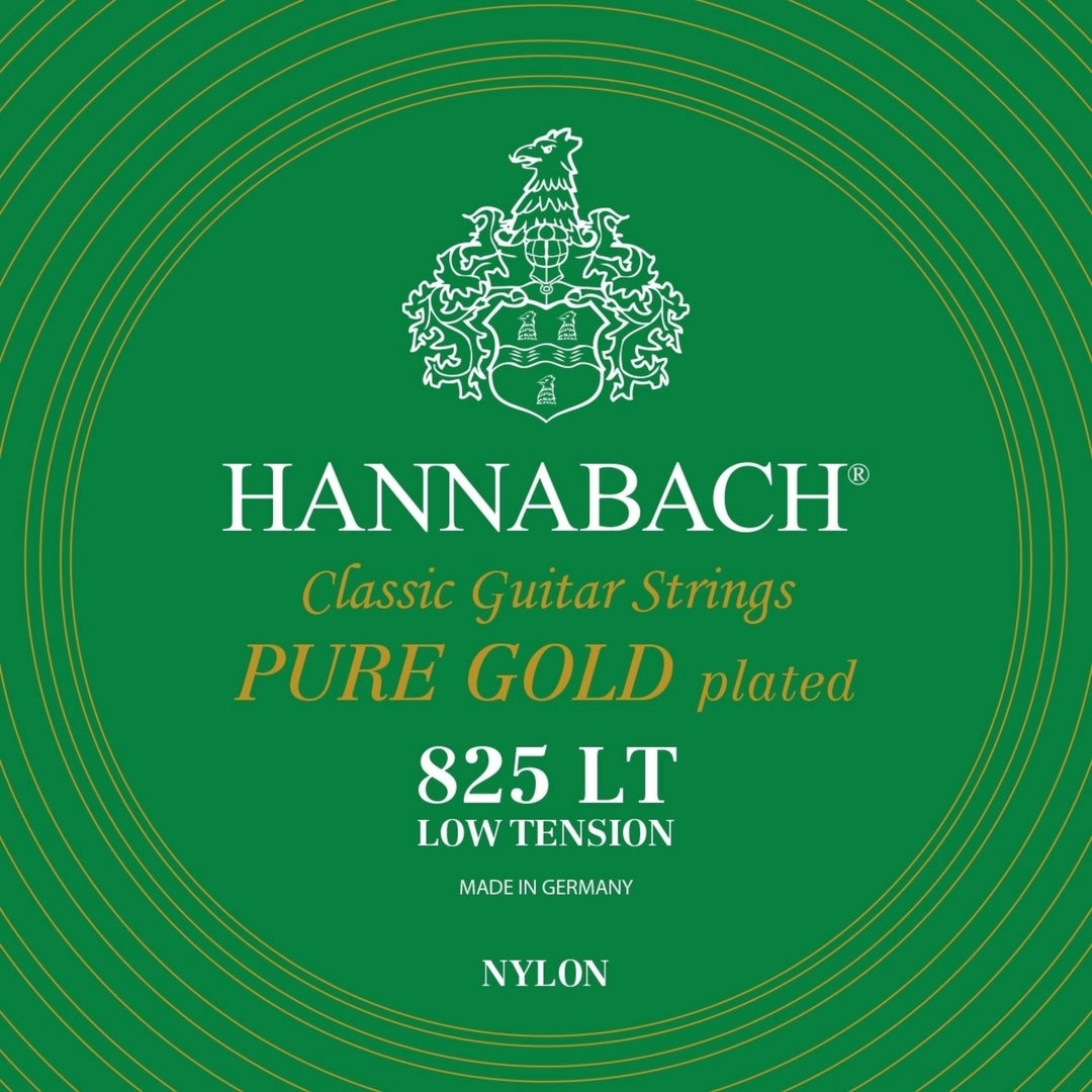 Corde Hannabach per chitarra classica Serie 825 Low tension specialized gold plated - Set low