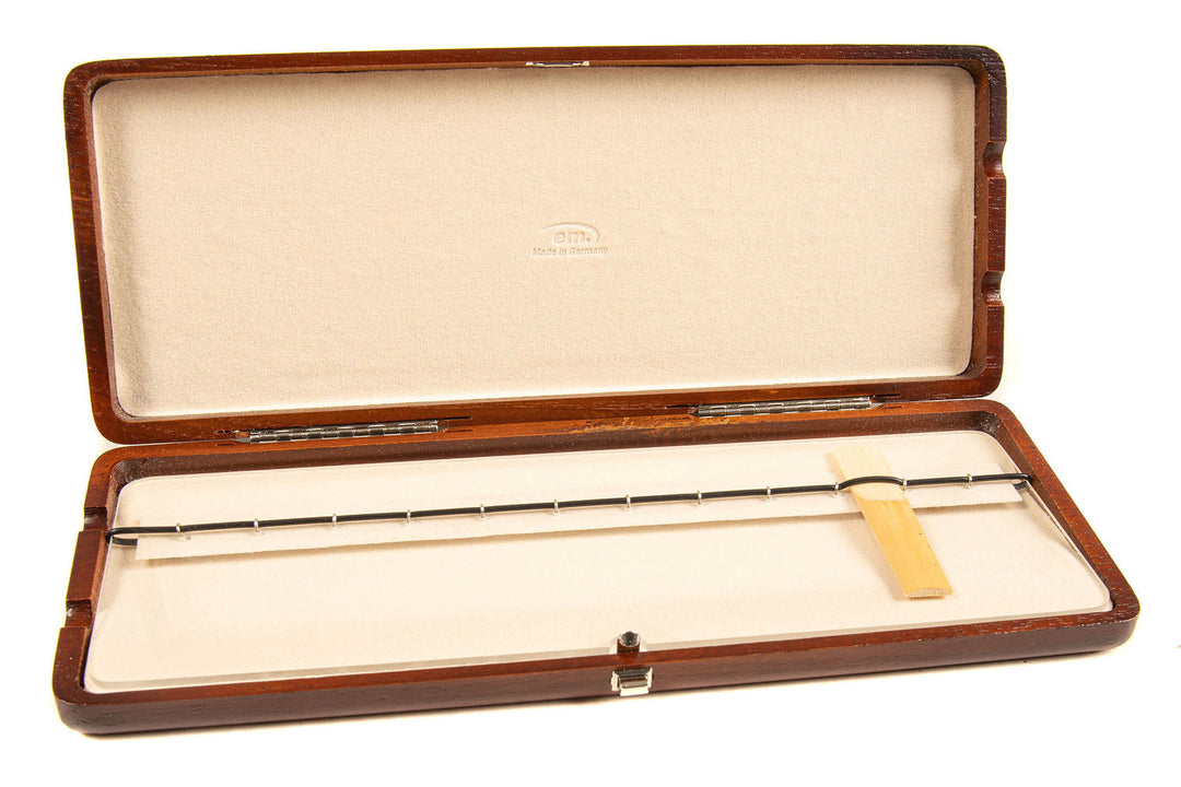 GEWA custodia per ance Clarinetto 12 ance - vernice rosso-marrone