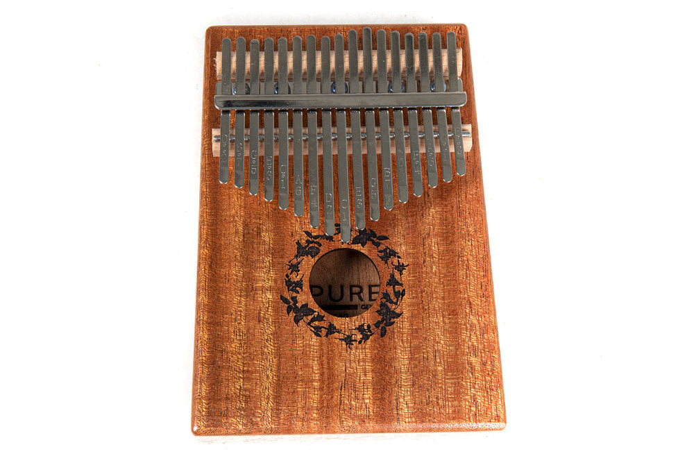 Kalimba GEWA con 17 lamelle in mogano, Leaves