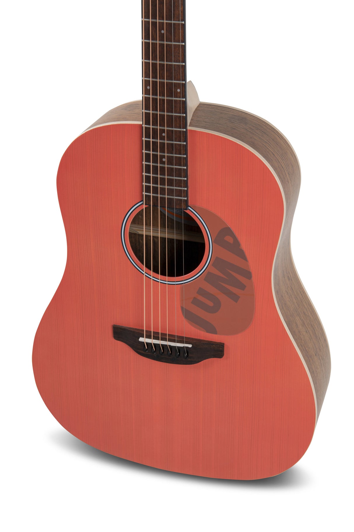 Applause Acoustic Guitar Jump Slope Shoulder Dreadnought - Peach (AAS-69-O)