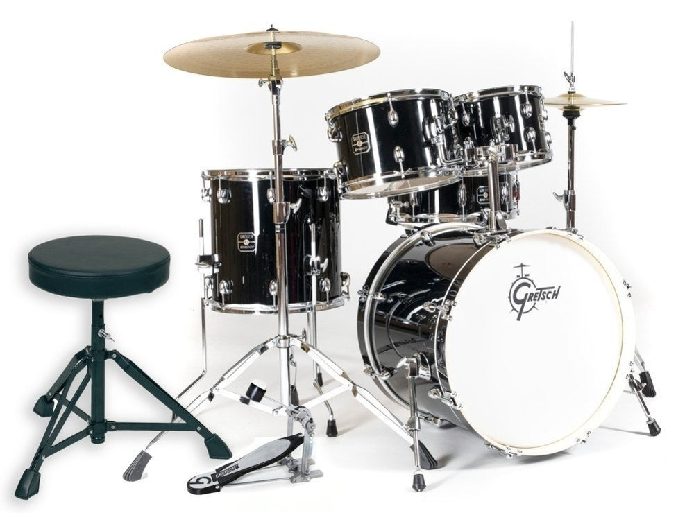Gretsch Energy batteria 20", Black, con Paiste 101 (2 piatti)
