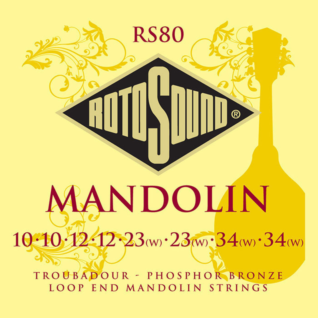Rotosound Corde per mandolino Troubadour - set Mandolino 11-40 (RS80)