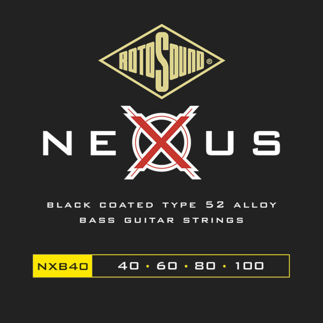 Corde per basso elettrico Rotosound Nexus Coated - set 4 corde Hybrid 40-100 (NXB40)