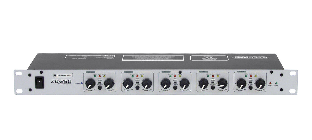OMNITRONIC ZD-250 Distributore di zona