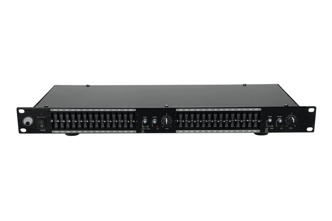 Omnitronic GEQ-2150 2x 15 Bande Equalizzatore Grafico