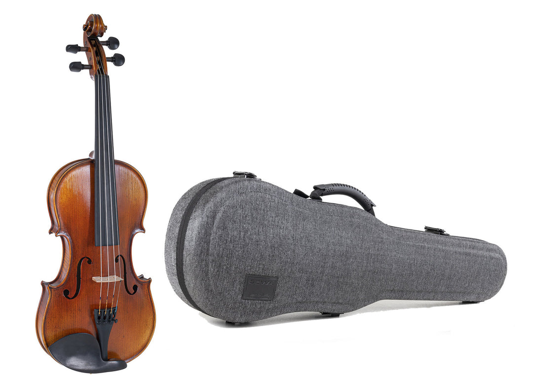 GEWA Violin Maestro 2 - 4/4 (Pronto per suonare, incl. custodia per violino sagomata GEWA Bio, senza archetto, con corde Il Cannone)