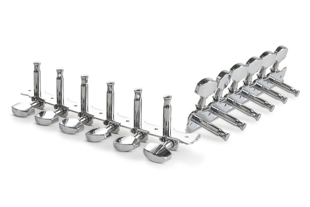 GEWA meccaniche per chitarra western a 12 corde, testa piatta, 6+6