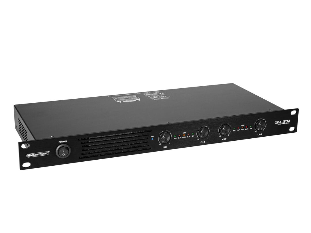 OMNITRONIC XDA-1204 Amplificatore Classe D a 4 canali