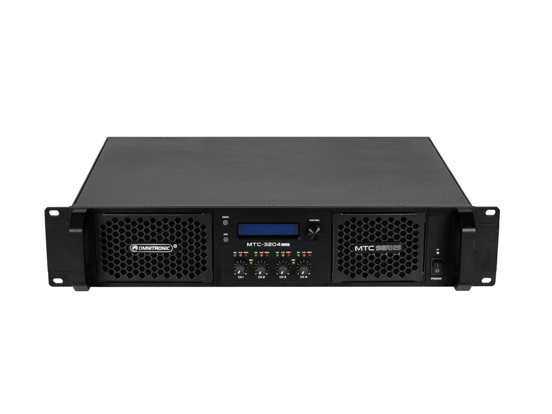 OMNITRONIC MTC-3204DSP Amplificatore a 4 canali con DSP