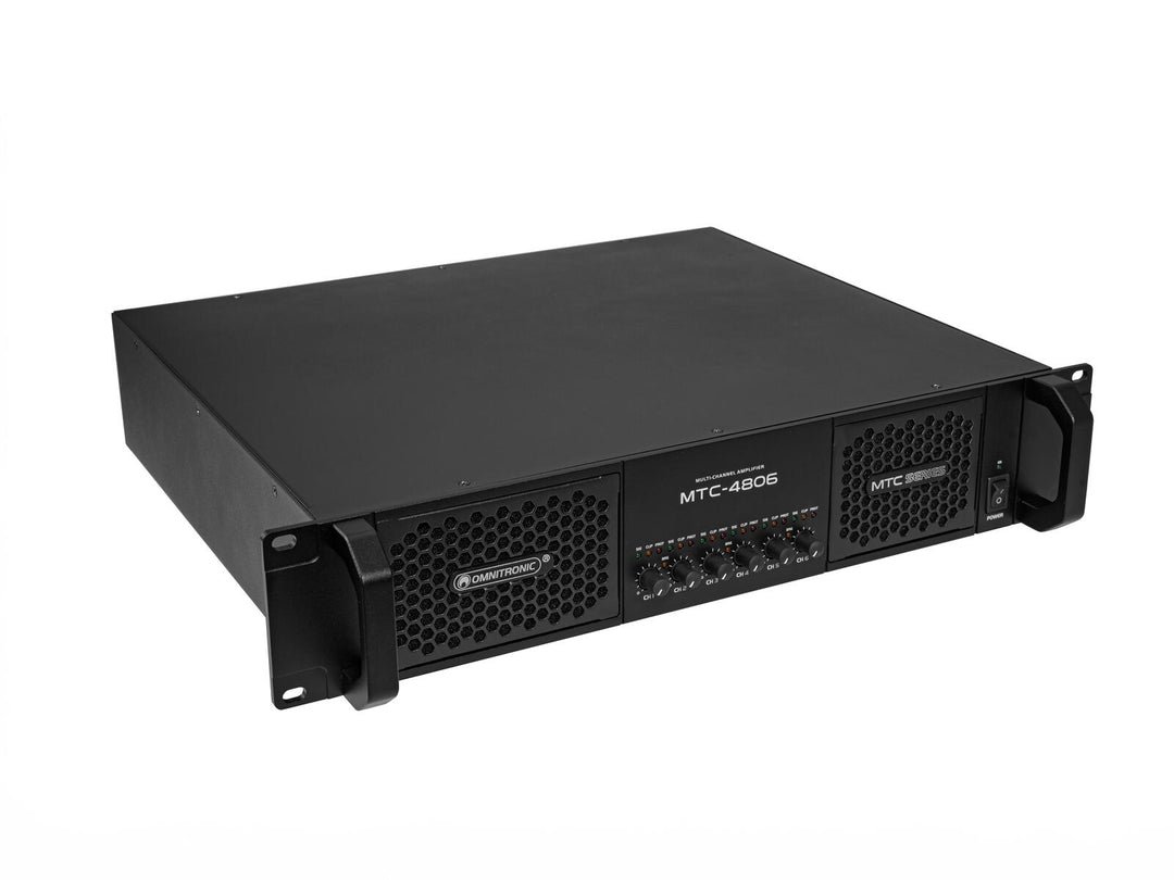 OMNITRONIC MTC-4806 Amplificatore a 6 canali