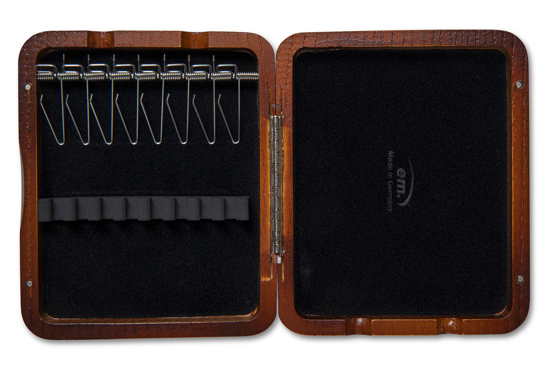 GEWA Reed case Oboe 8 tubes - Red brown lacquered finish