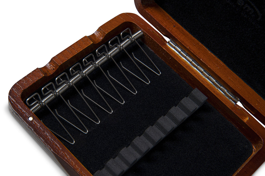 GEWA Reed case Oboe 8 tubes - Red brown lacquered finish