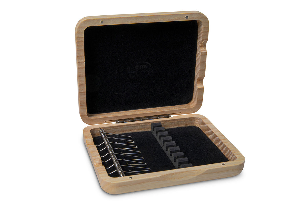 GEWA Custodia per ance Oboe 8 tubi - finitura laccata naturale