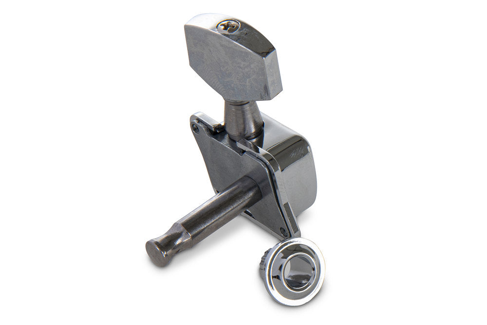 GEWA meccaniche singole chiuse, grande bottone in stile Schaller, 3+3