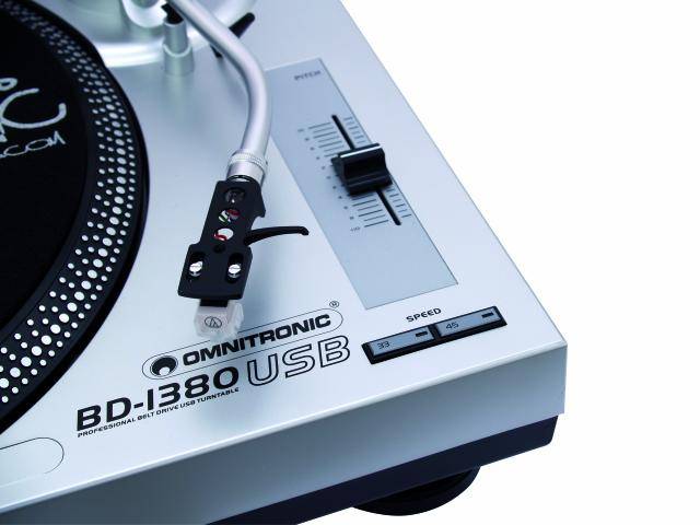 OMNITRONIC BD-1380 Giradischi USB