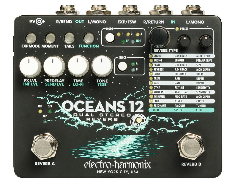 Electro Harmonix Oceans 12, Riverbero