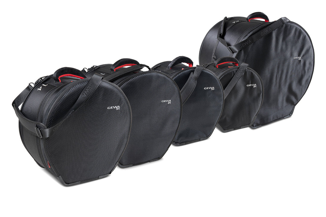 GEWA set di borse da trasporto per batterie SPS - 22" x 18", 10" x 9", 12" x 10", 14" x 14", 14" x 6,5"